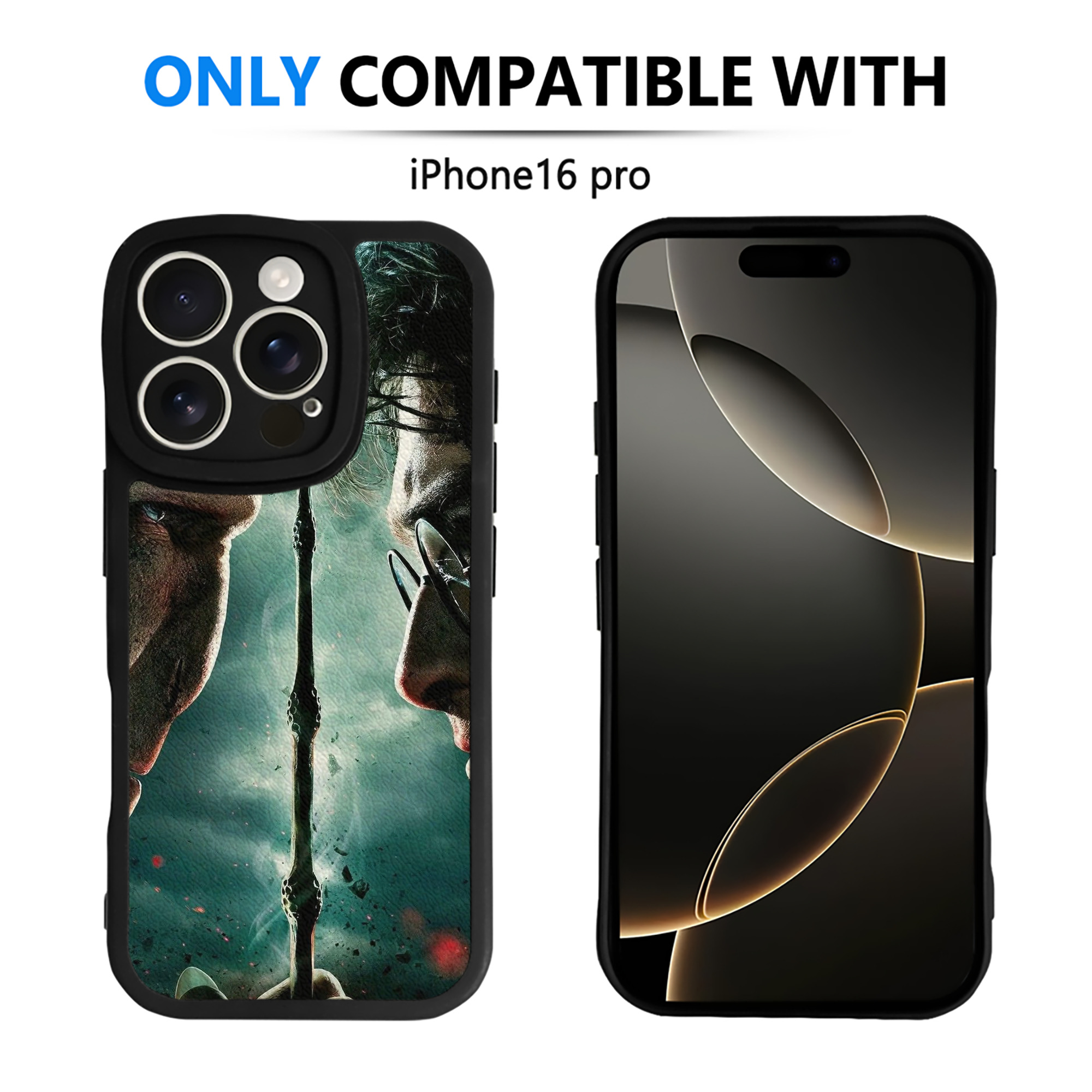 （画像用） Harry Potter ハリー・ポッターシリーズ 【iPhone 16シリーズ対応】シリコンスマホケース（レザー調） 材質：シリコン